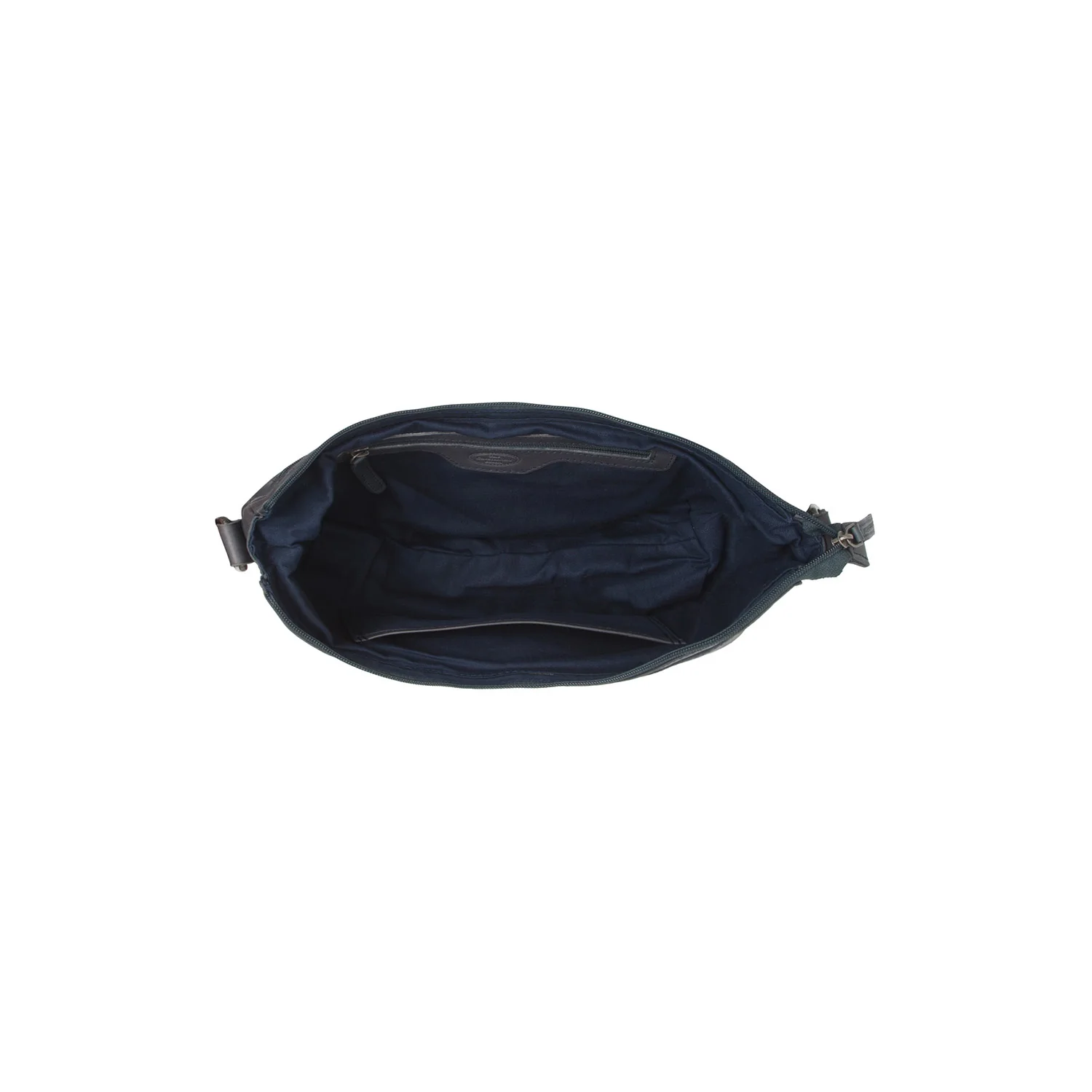 Leather Shoulder Bag Navy Clarita - Image 6