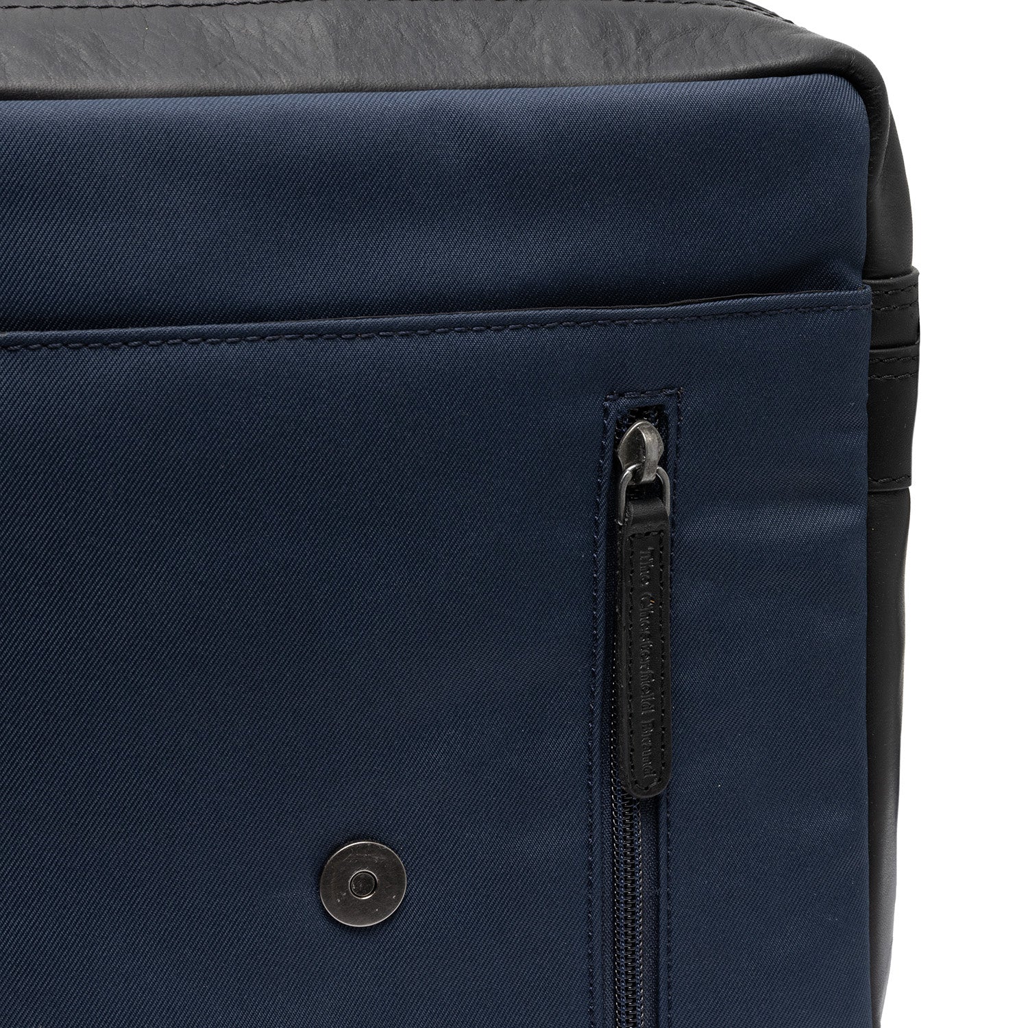 Leather Shoulder Bag Navy Mikeli - Image 5