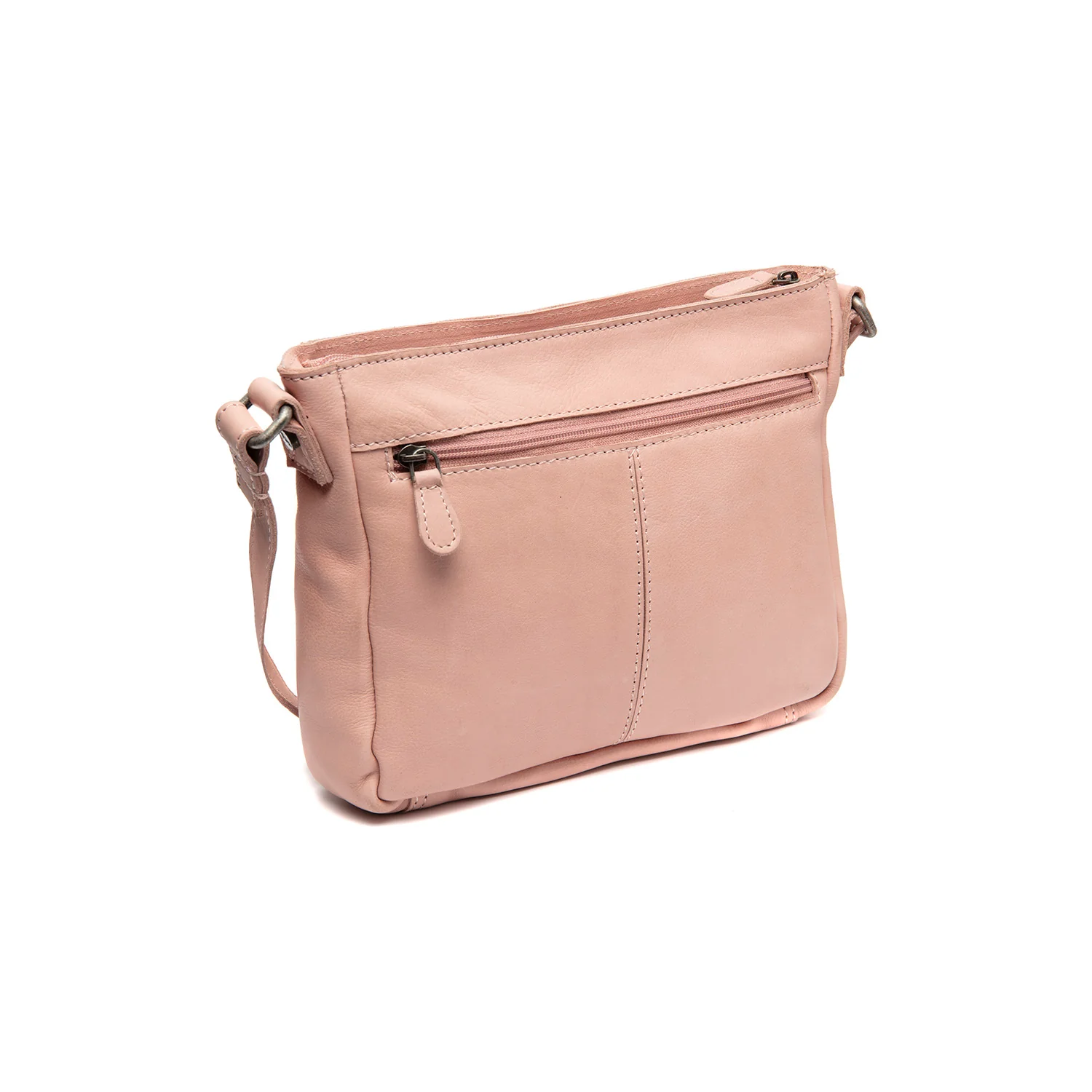 Leather Shoulder Bag Vintage Rose Aston - Image 6