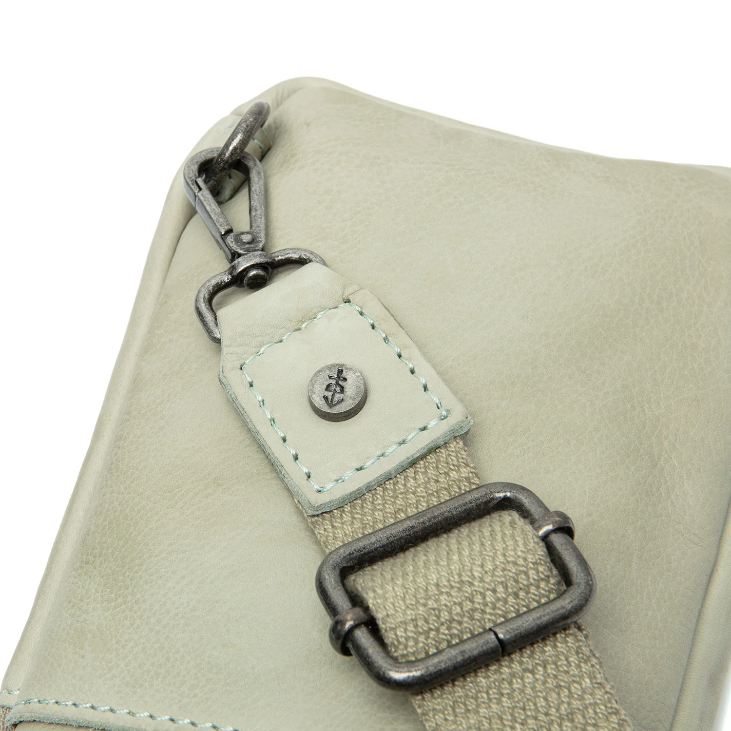 Leather Sling Bag Ocean Green Cambridge - Image 5