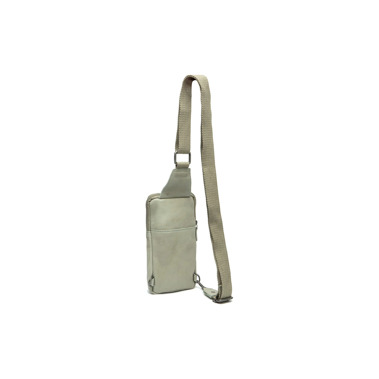 Leather Sling Bag Ocean Green Cambridge - Image 6