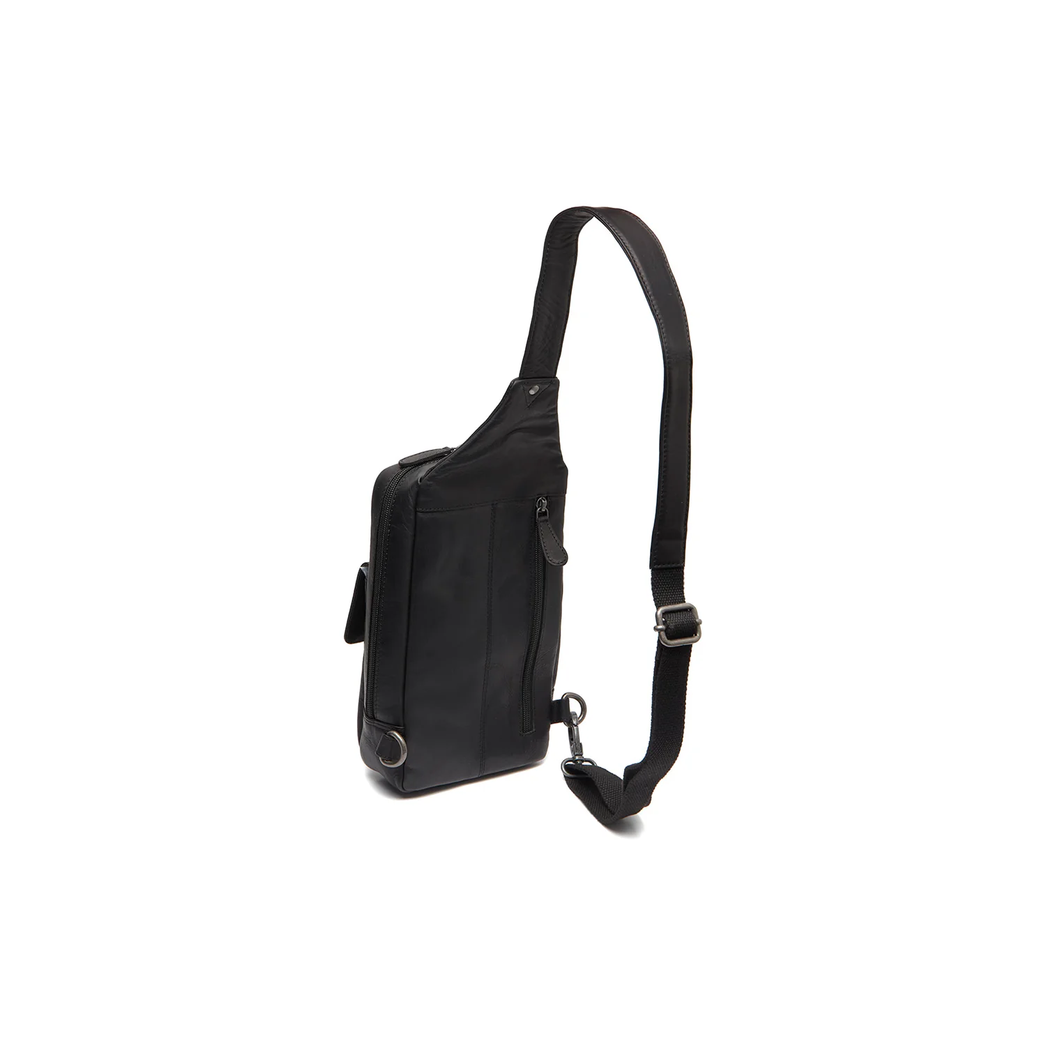 Leather Sling Bag Black Turelle - Image 7