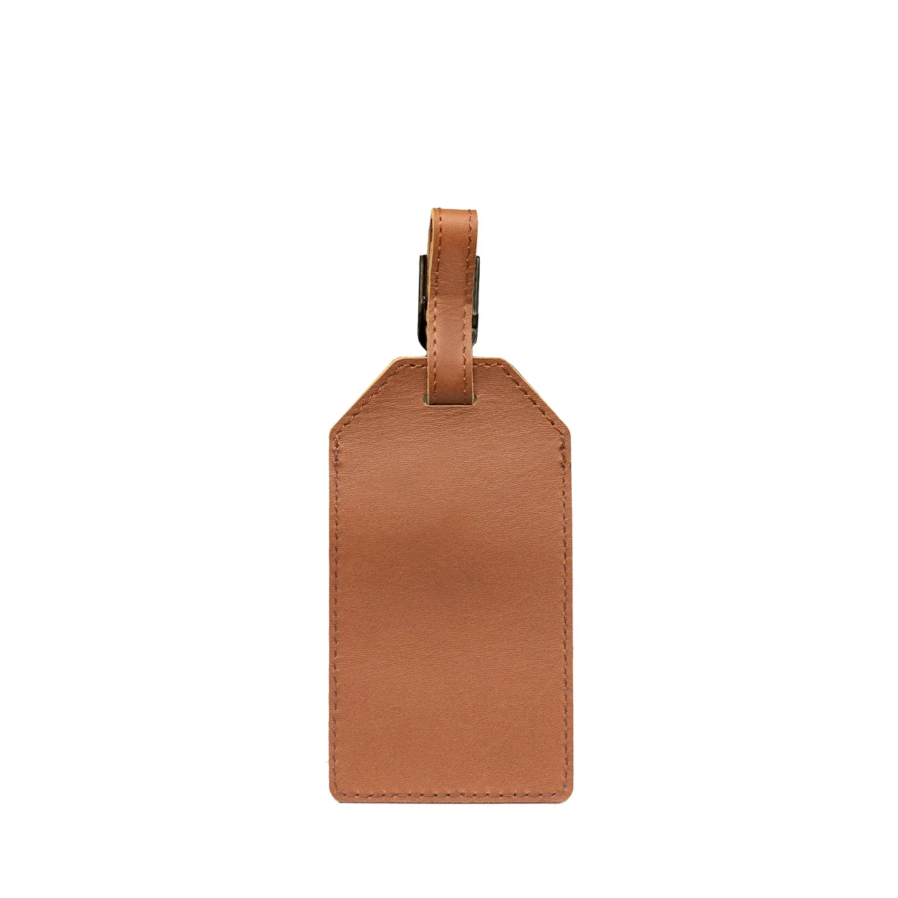 Leather Suitcase Label Cognac - Image 6