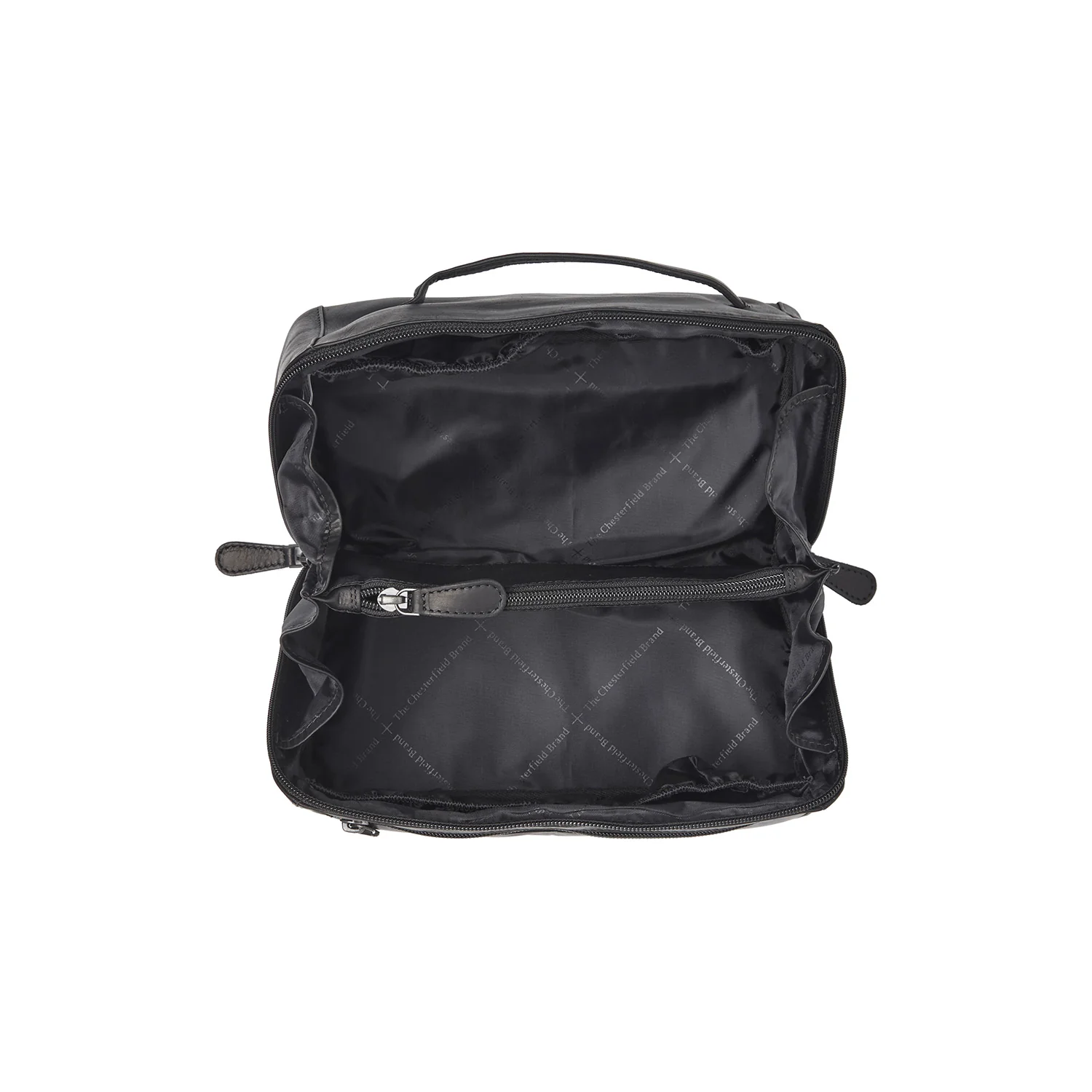 Leather Toiletry Bag Black Elmia - Image 2