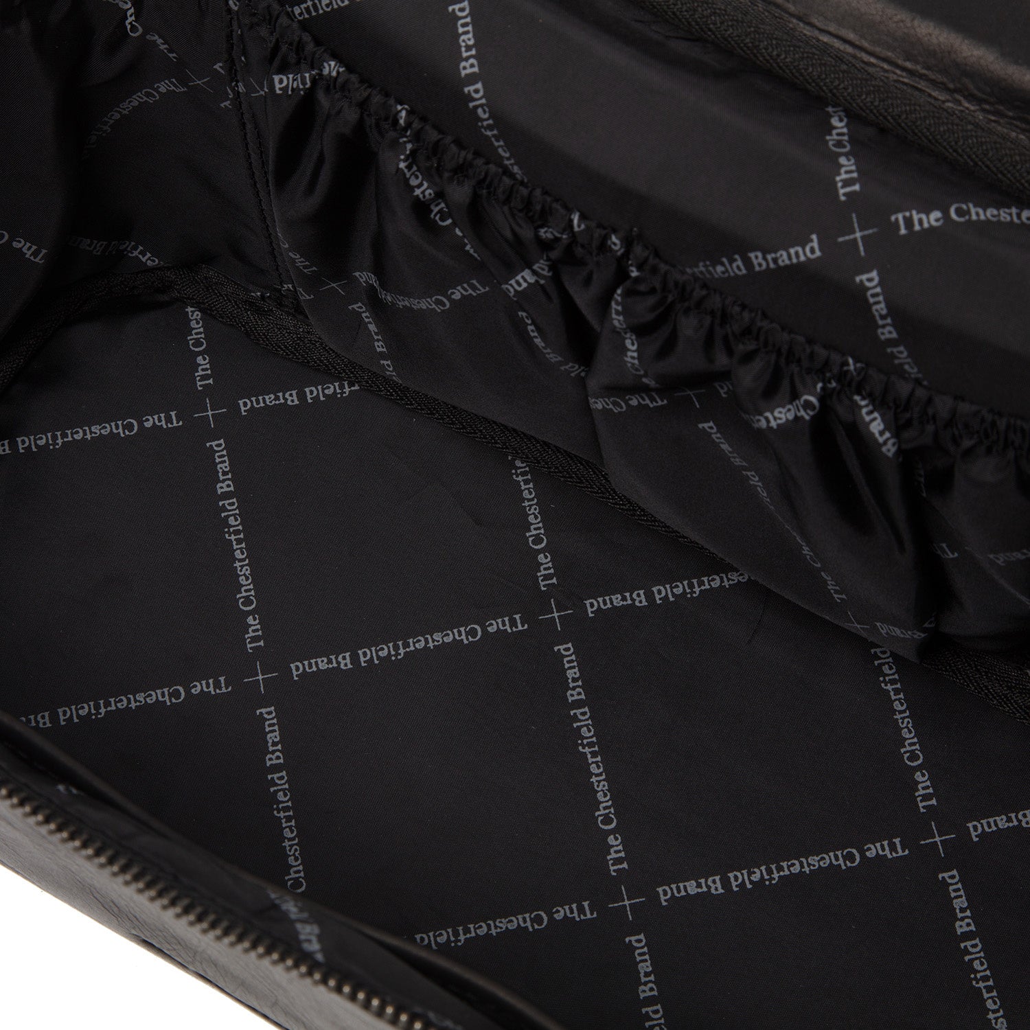 Leather Toiletry Bag Black Limone - Image 5