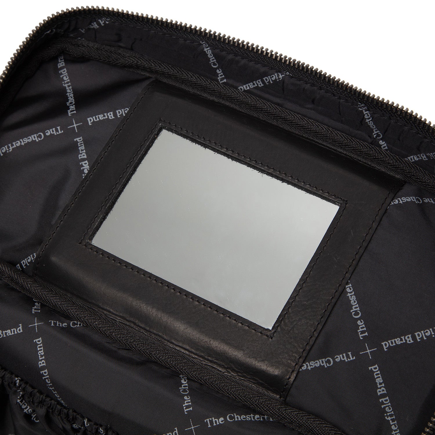 Leather Toiletry Bag Black Limone - Image 6