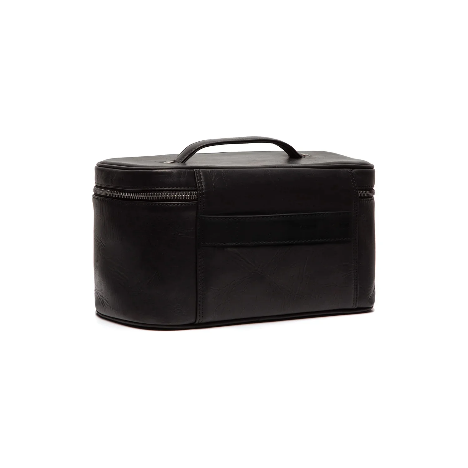 Leather Toiletry Bag Black Limone - Image 7