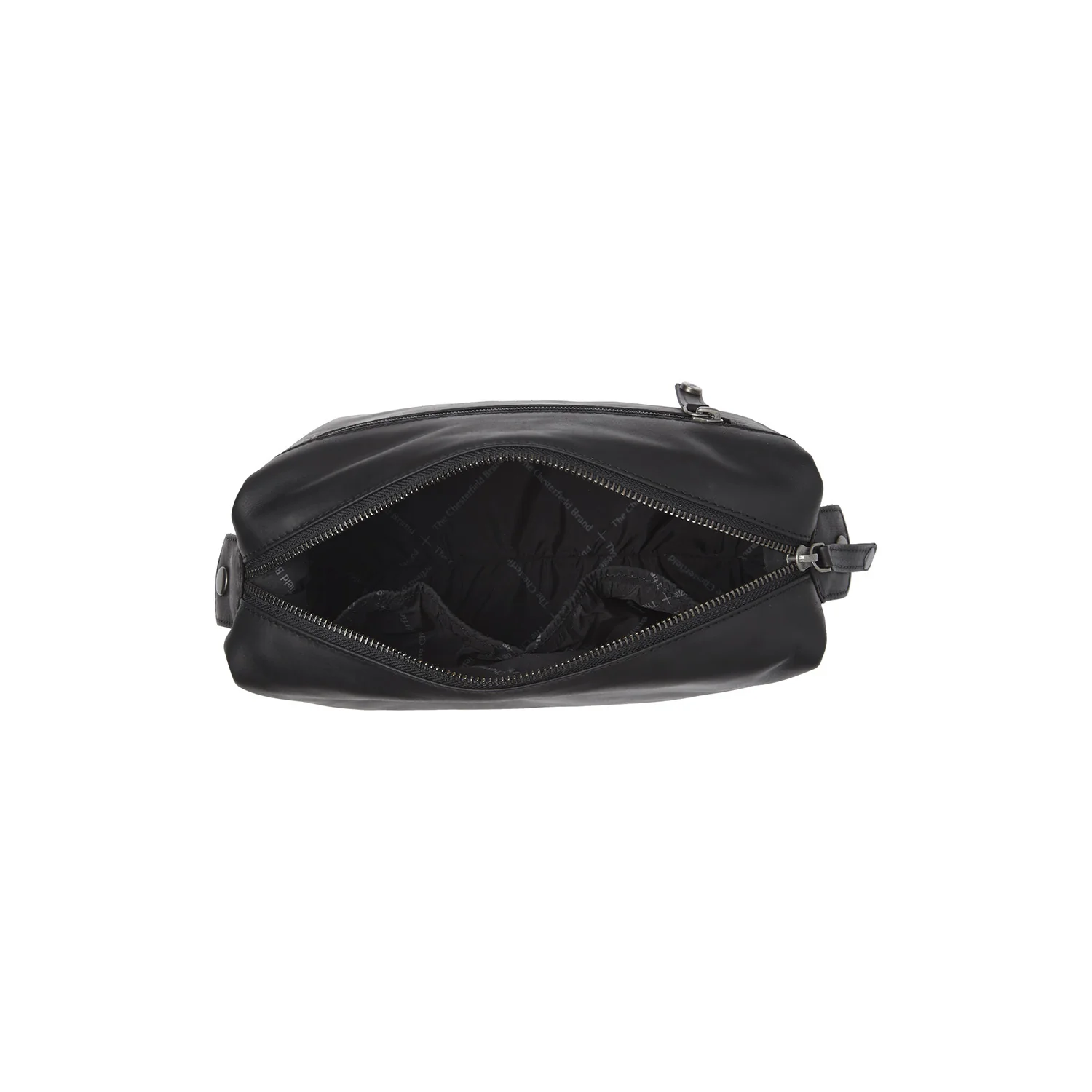 Leather Toiletry Bag Black Westport - Image 5