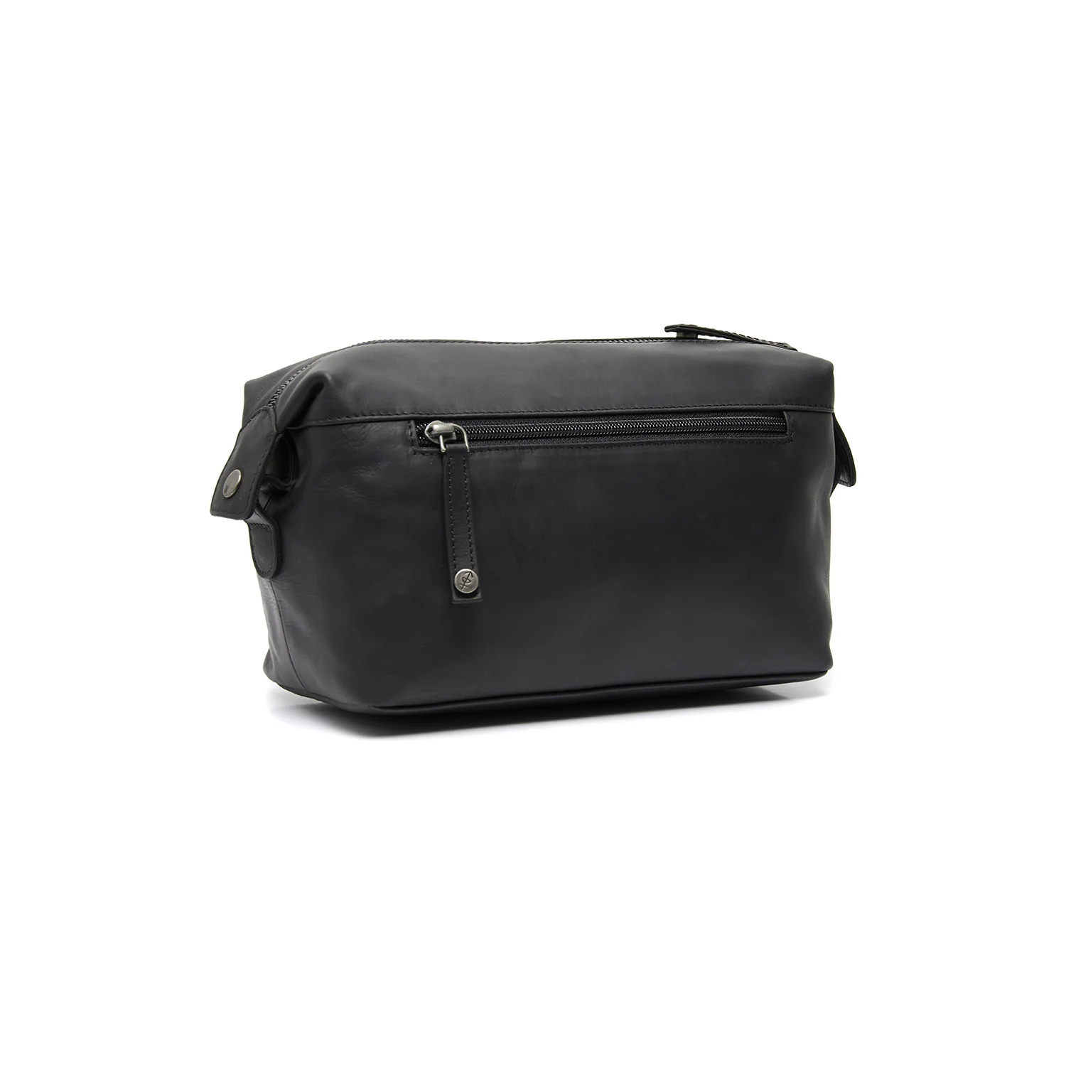 Leather Toiletry Bag Black Westport - Image 7