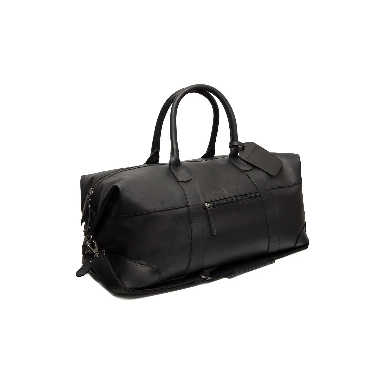 Leather Travel Bag Black Portsmouth 2