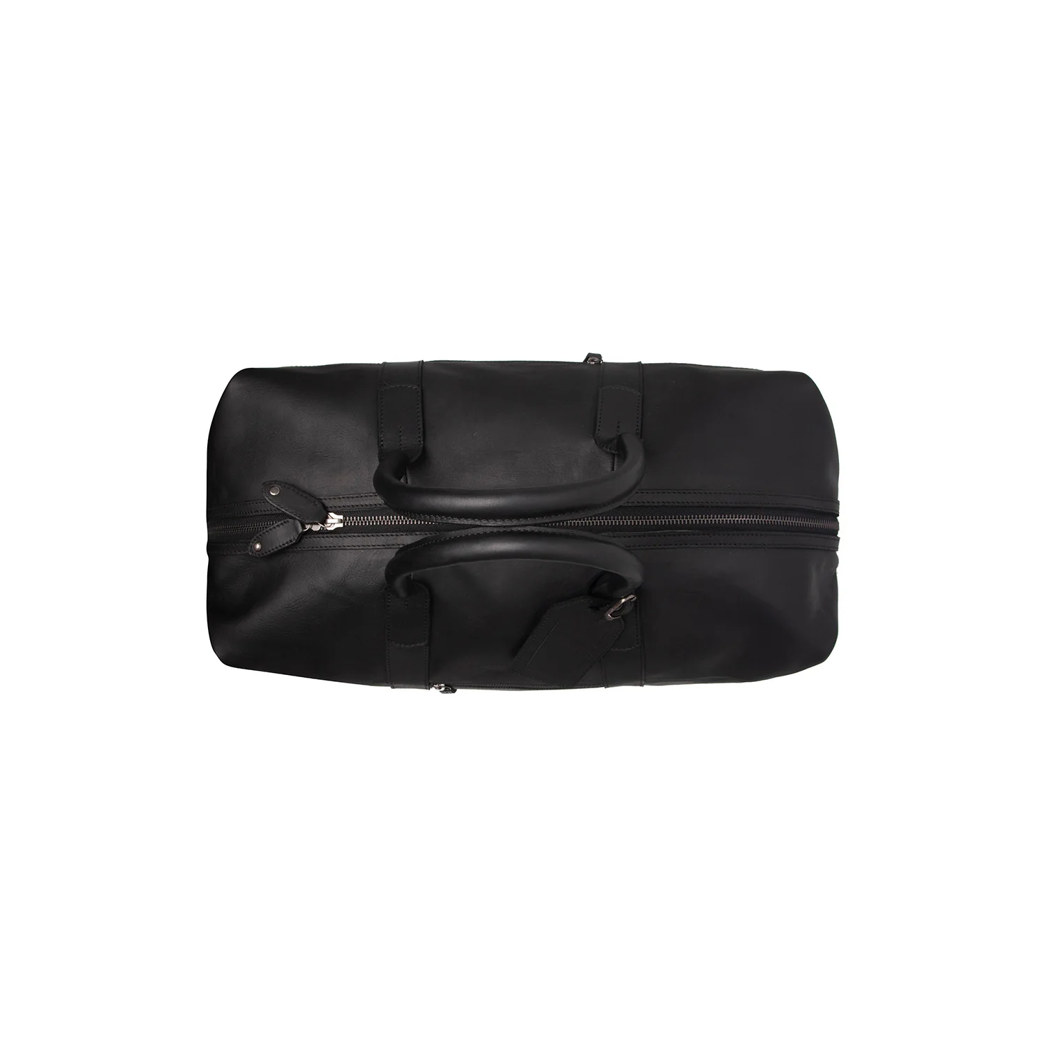 Leather Travel Bag Black Portsmouth 2 - Image 5