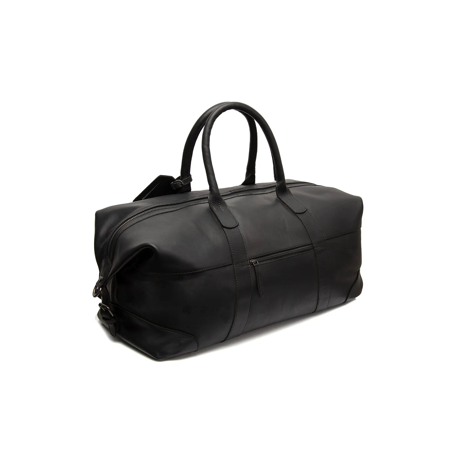 Leather Travel Bag Black Portsmouth 2 - Image 7
