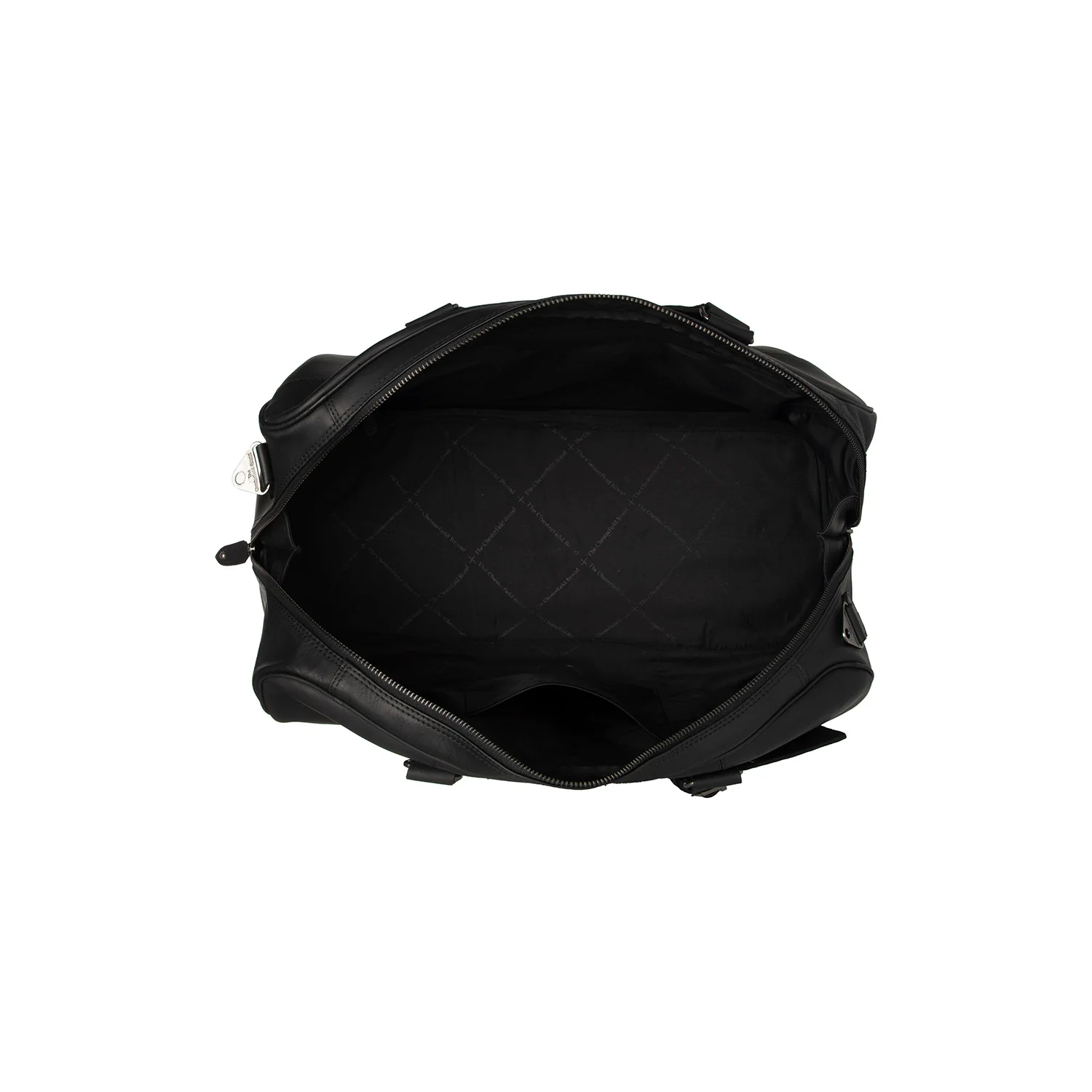 Leather Travel Bag Black Rivaro - Image 5
