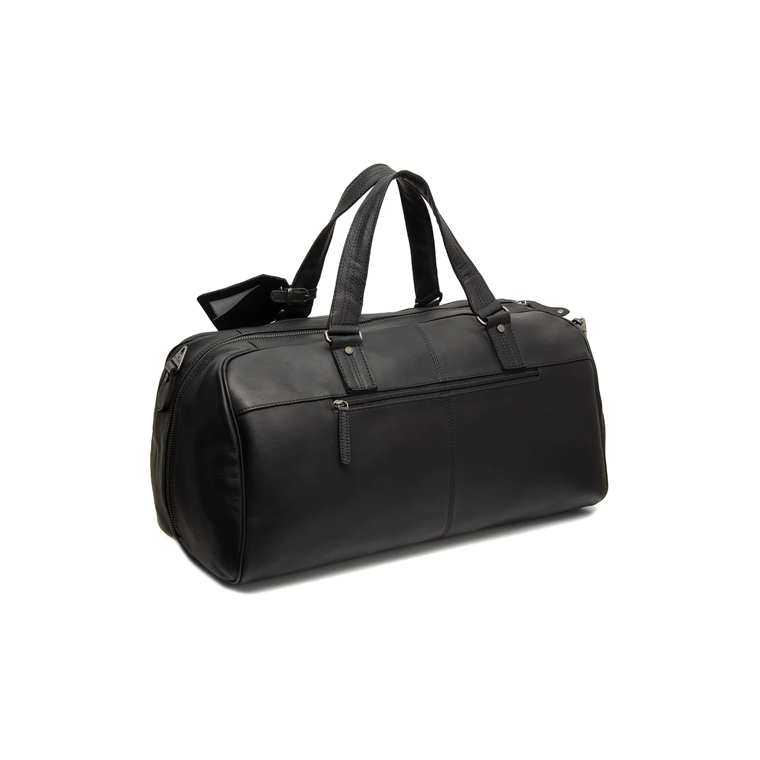 Leather Travel Bag Black Rivaro - Image 6