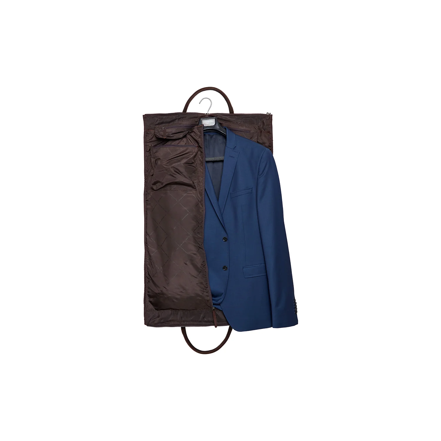 Leather Travel Bag Brown Finlay - Image 2