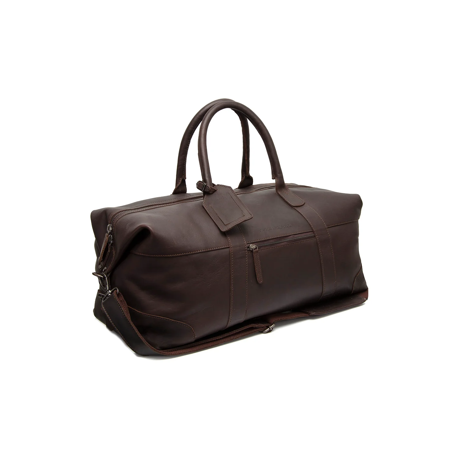 Leather Travel Bag Brown Portsmouth 2