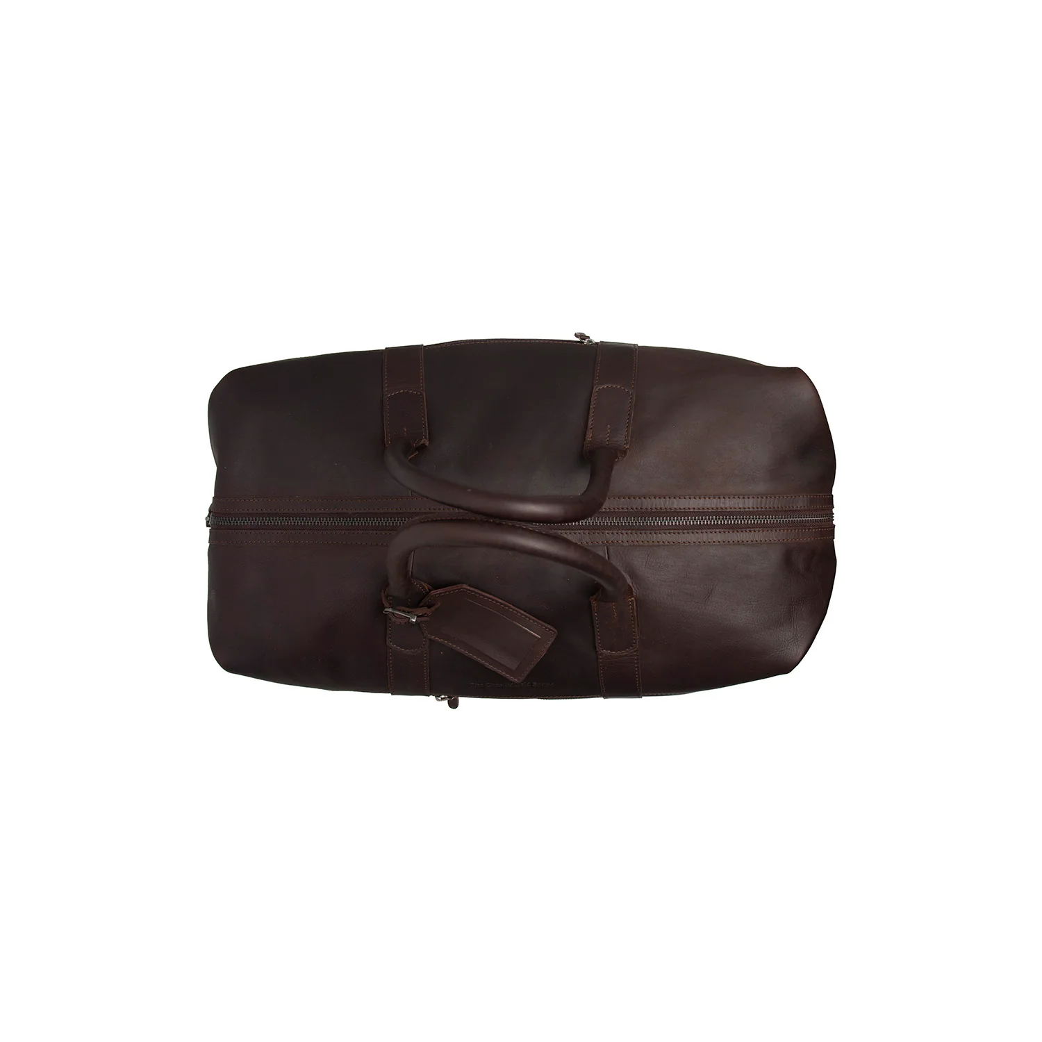 Leather Travel Bag Brown Portsmouth 2 - Image 5