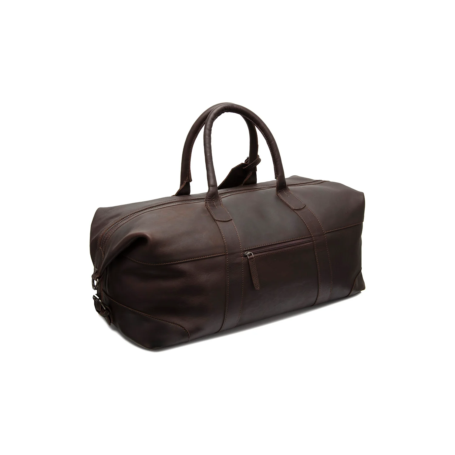 Leather Travel Bag Brown Portsmouth 2 - Image 7