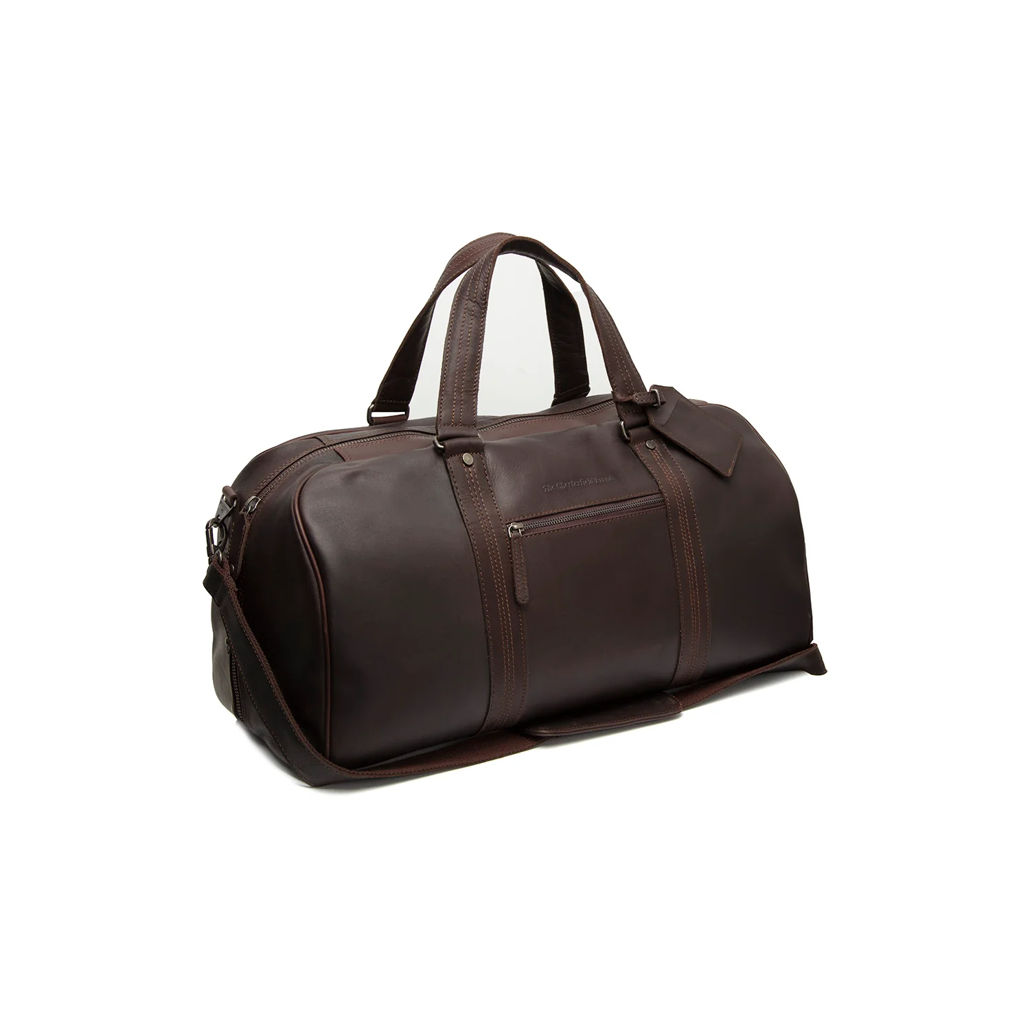 Leather Travel Bag Brown Rivaro
