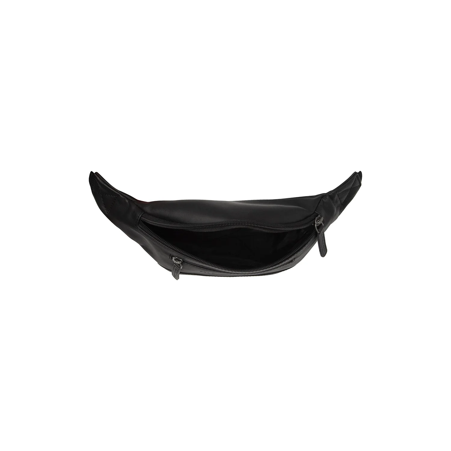 Leather Waist Pack Black Brana - Image 3