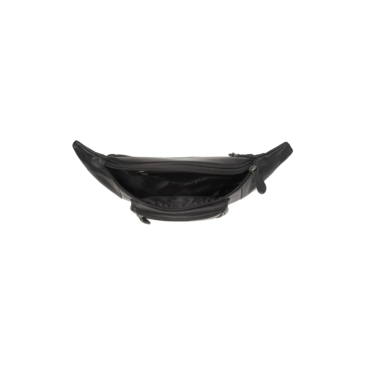 Leather Waist Pack Black Vernio - Image 5