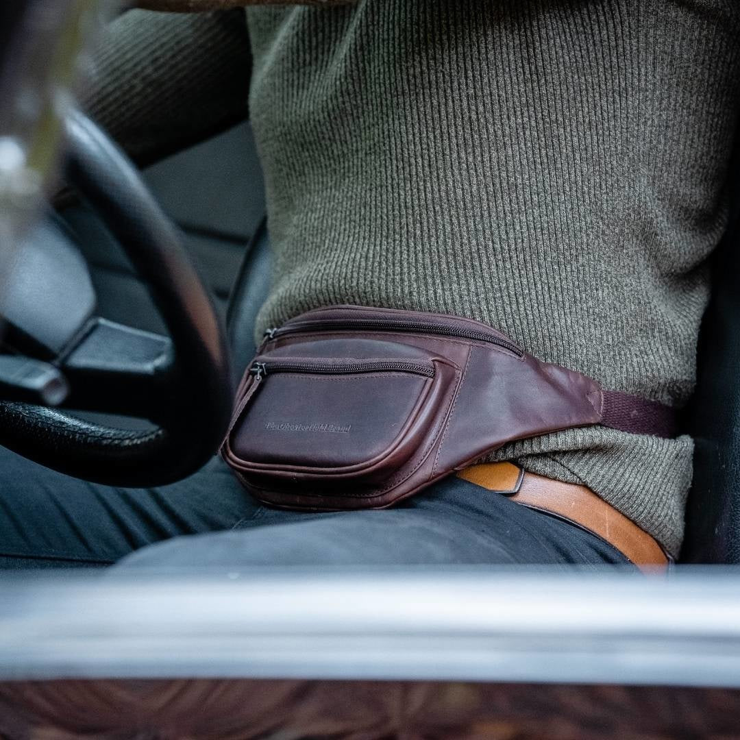 Leather Waist Pack Brown Jack - Image 3