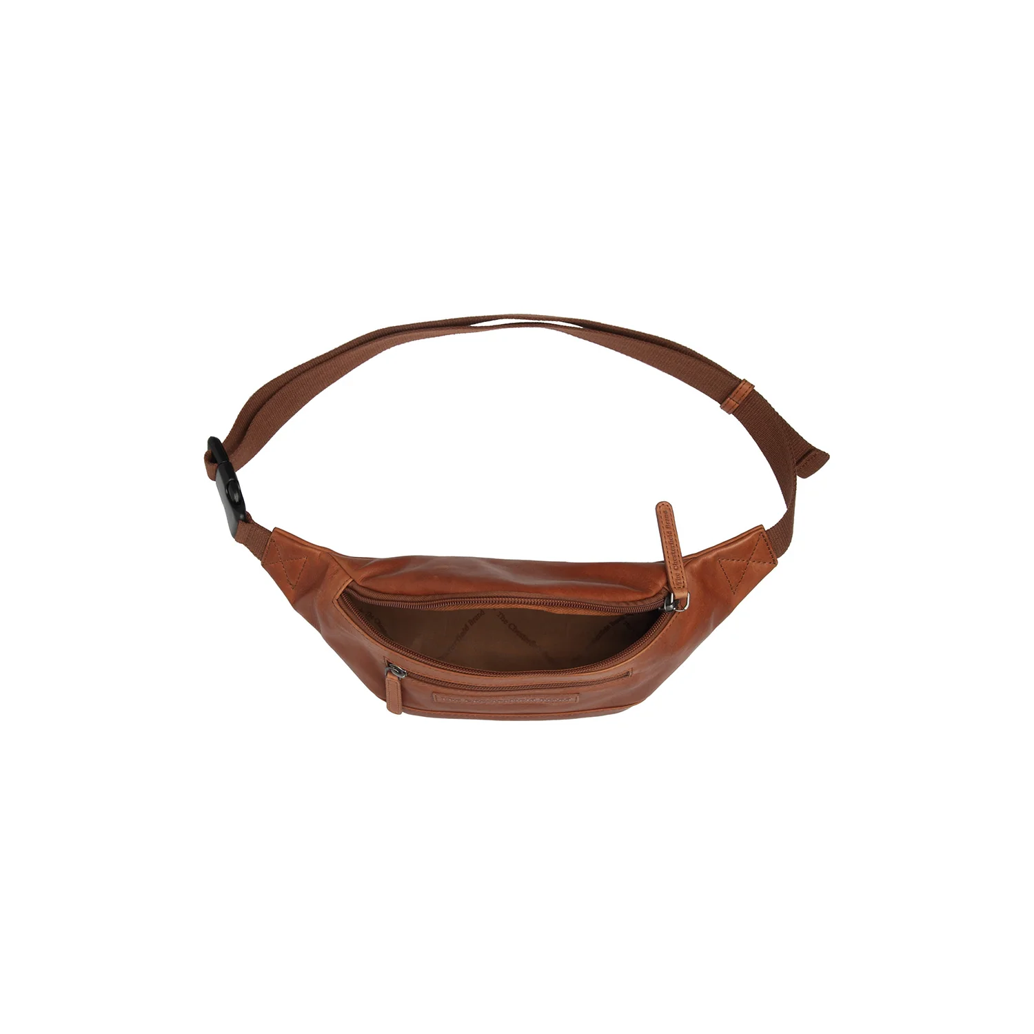 Leather Waist Pack Cognac Brana - Image 4