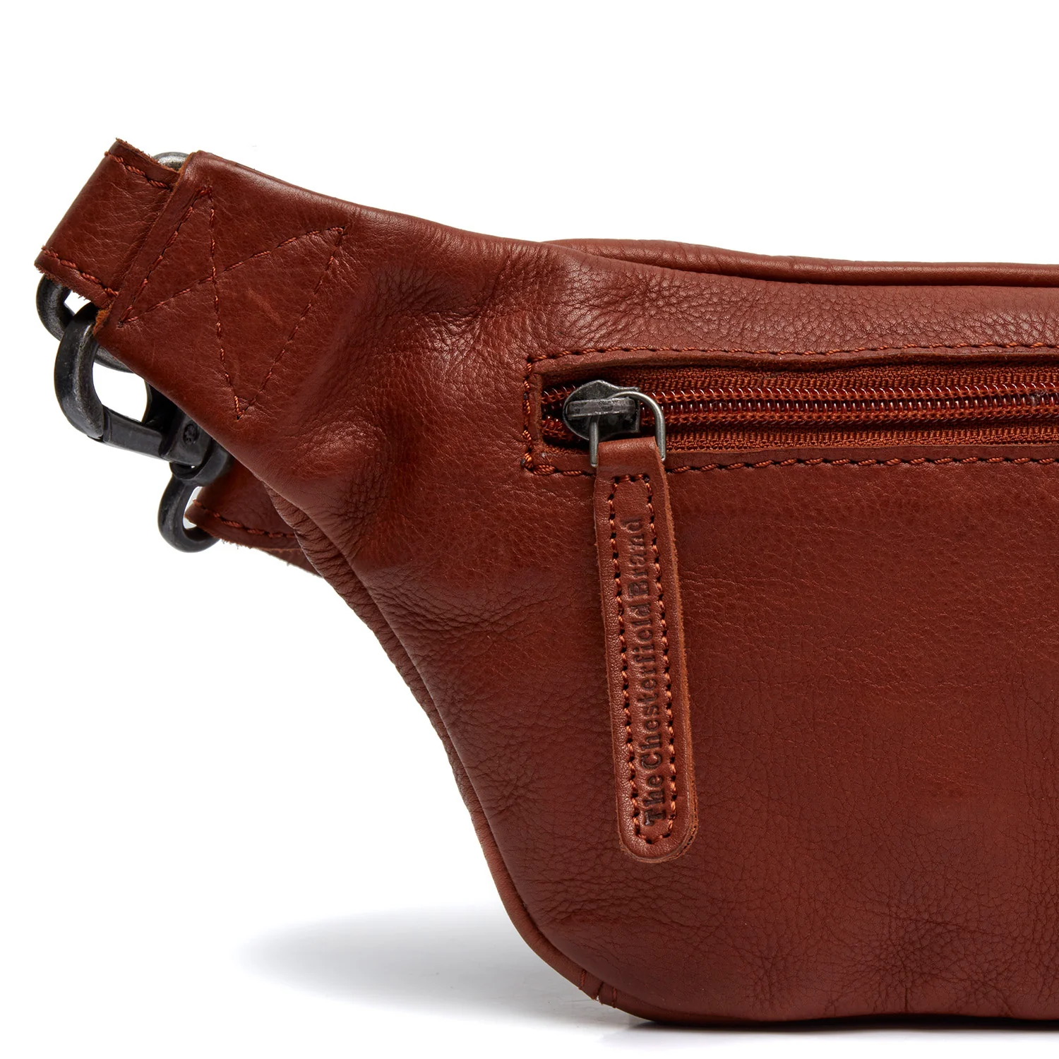 Leather Waist Pack Cognac Severo - Image 6