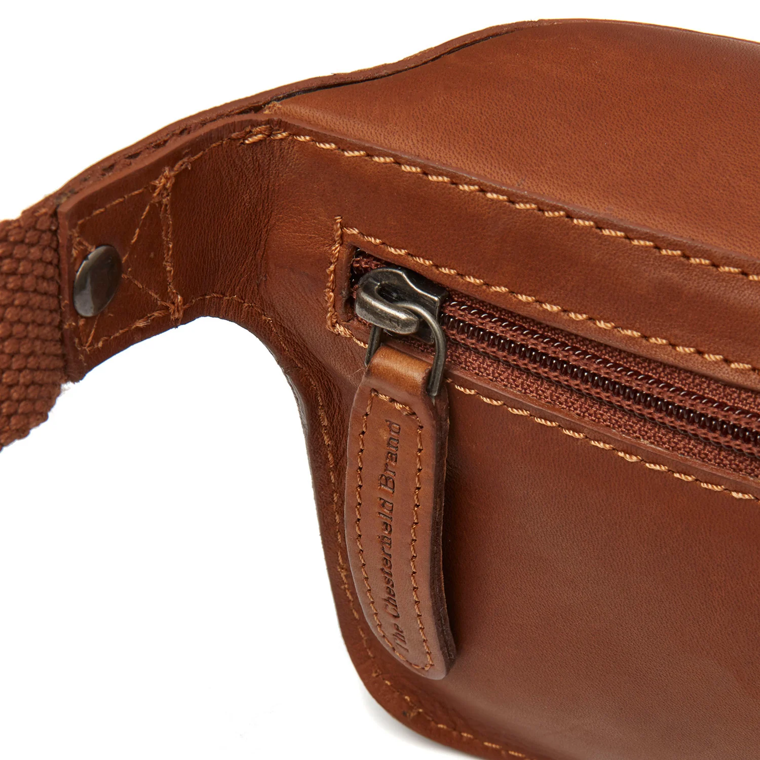 Leather Waist Pack Cognac Toronto - Image 5