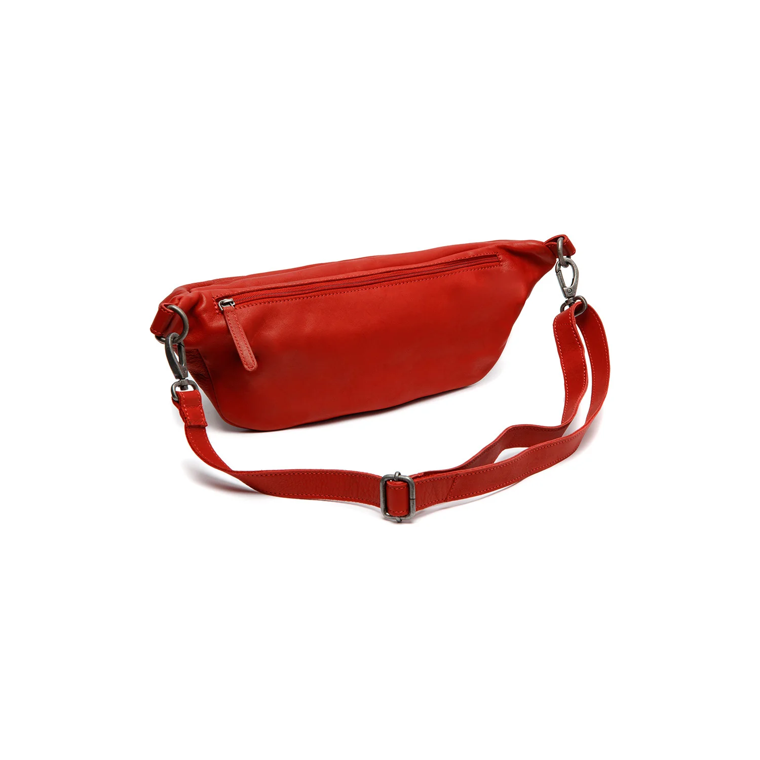 Leather Waist Pack Red Kruger - Image 6