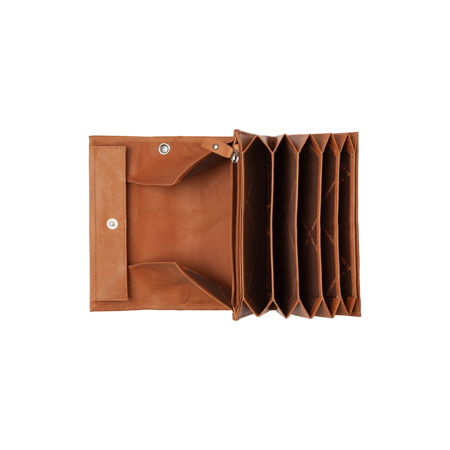 Leather Waiter Wallet Cognac Grenada - Image 3