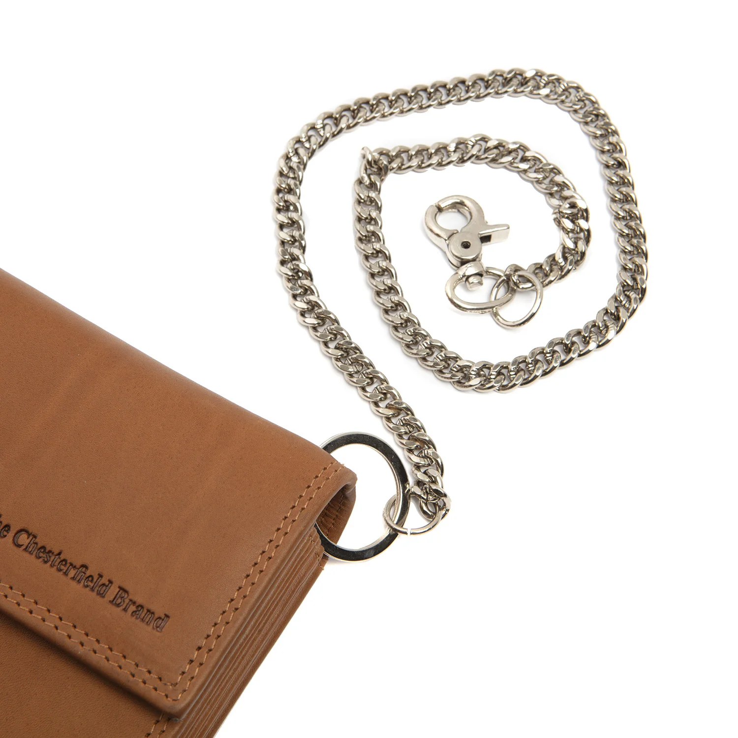 Leather Waiter Wallet Cognac Elba - Image 4