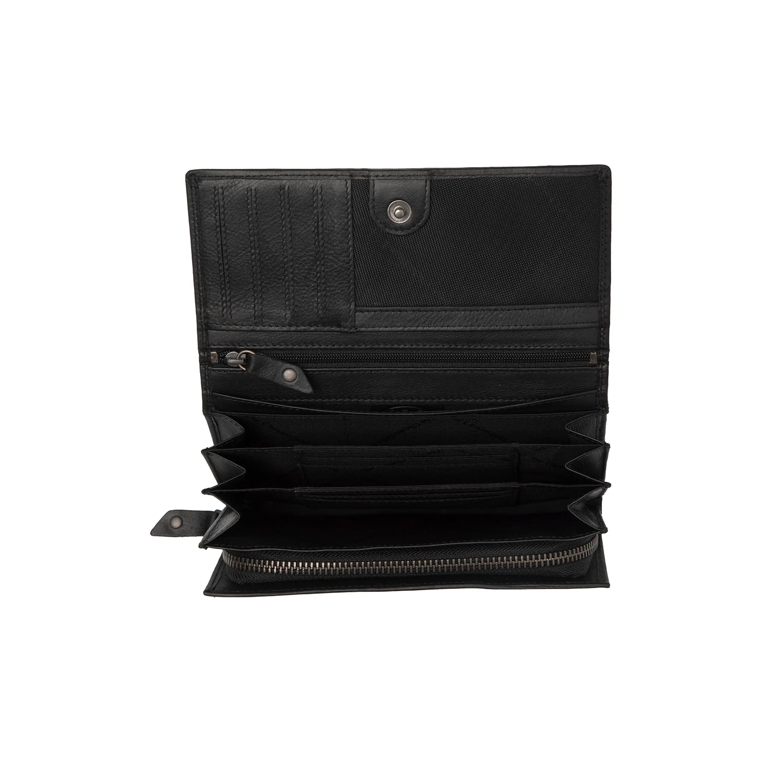 Leather Wallet Black Arvento - Image 2