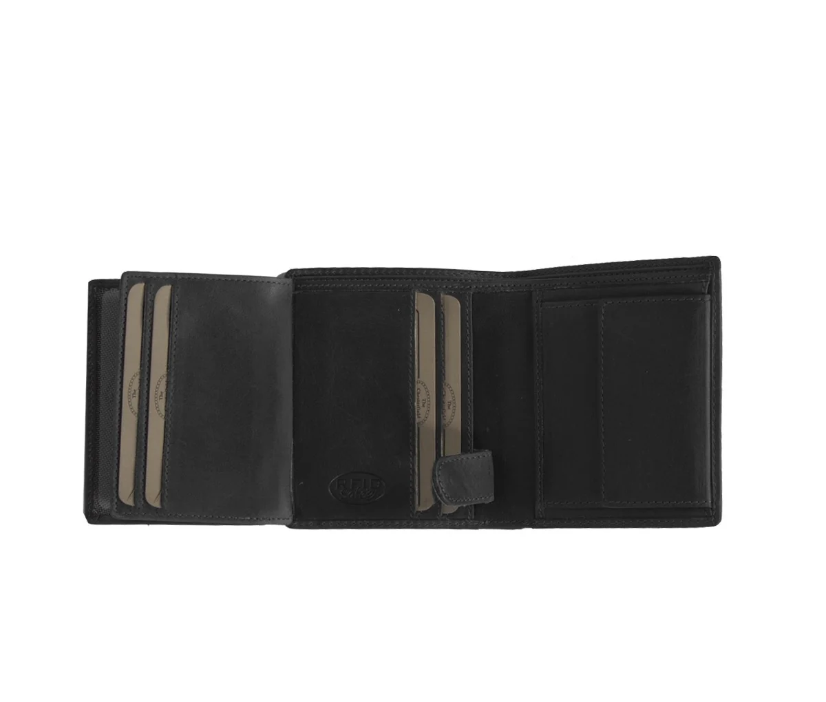 Leather Wallet Black Carl - Image 3