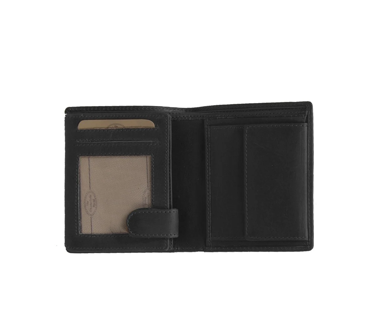 Leather Wallet Black Carl - Image 4