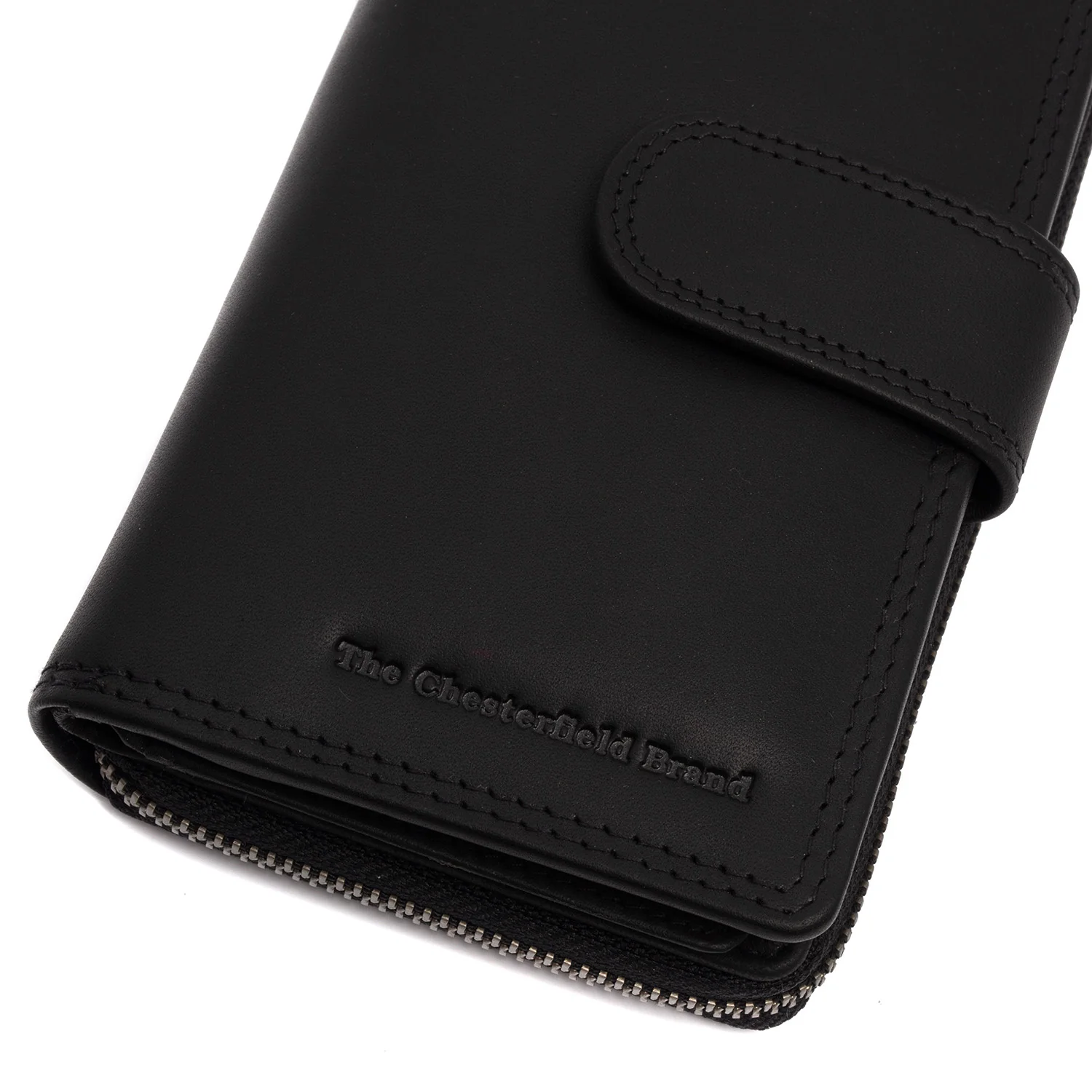 Leather Wallet Black Charlotte - Image 4