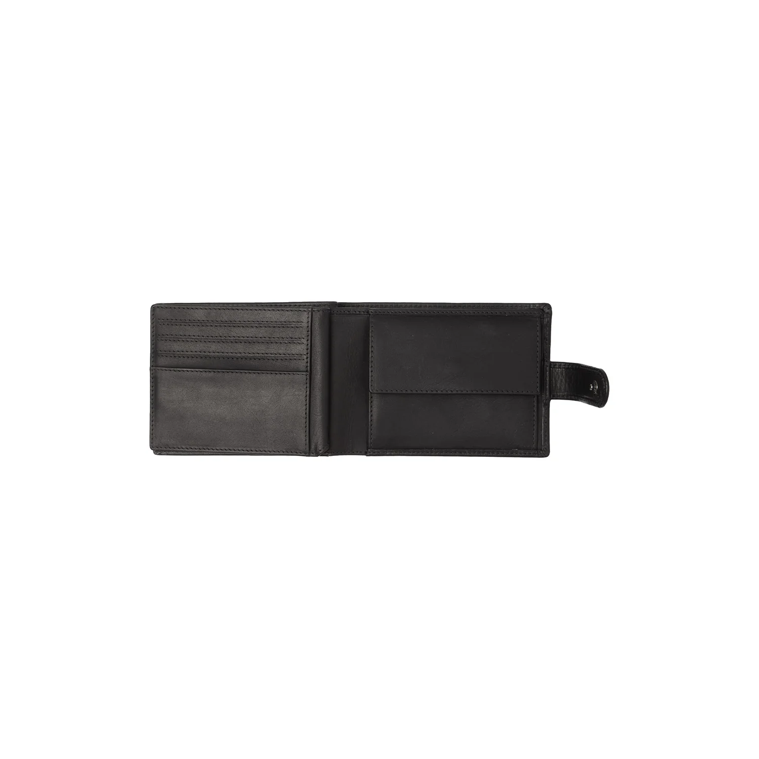 Leather Wallet Black Curtis - Image 4