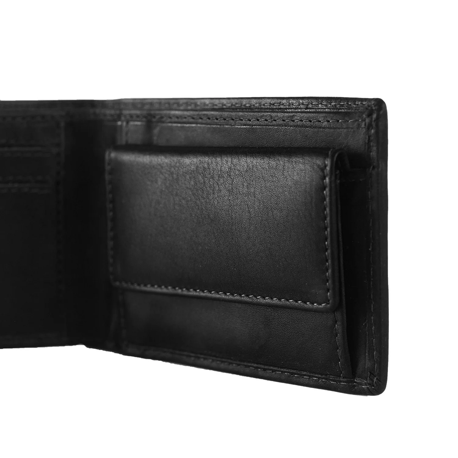 Leather Wallet Black Enzo - Image 3