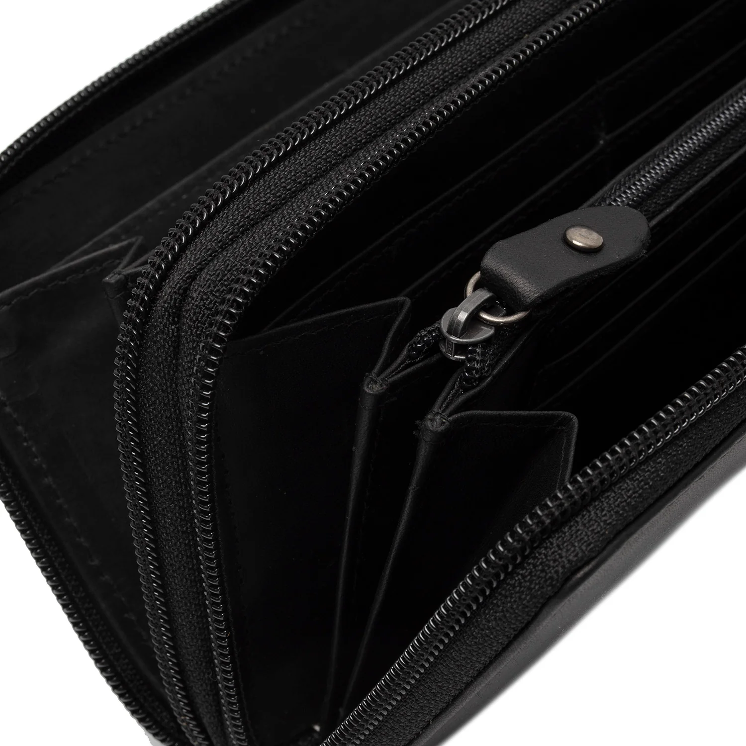 Leather Wallet Black Hadley - Image 4