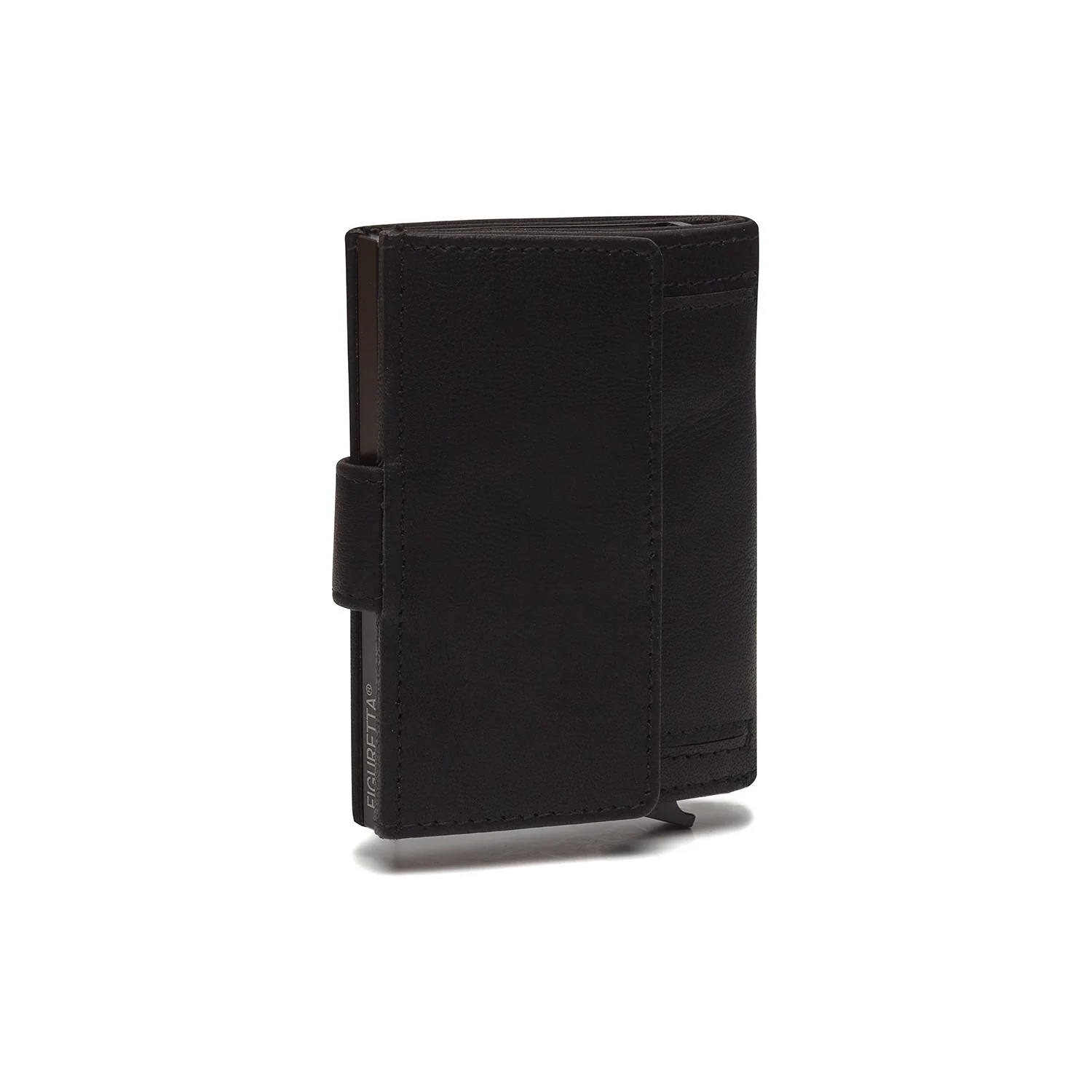 Leather Card Holder Black Hannover - Image 3