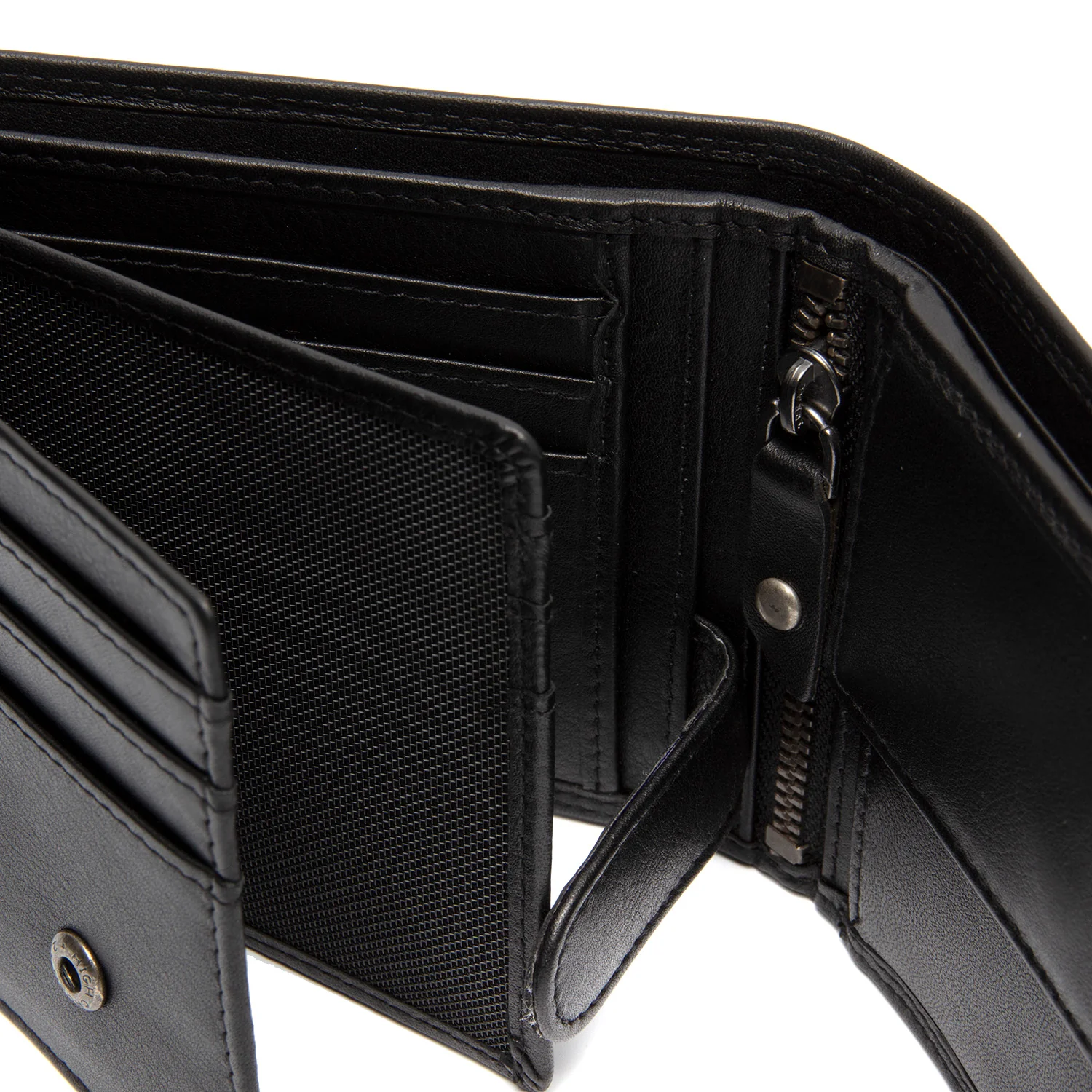 Leather Wallet Black Hendrick - Image 3