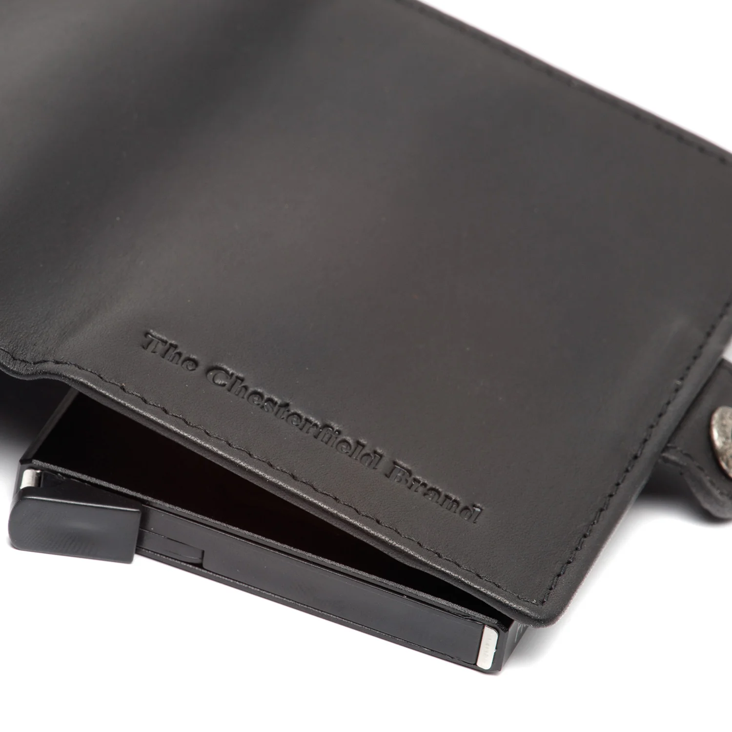 Leather Card Holder Black Lagos - Image 3