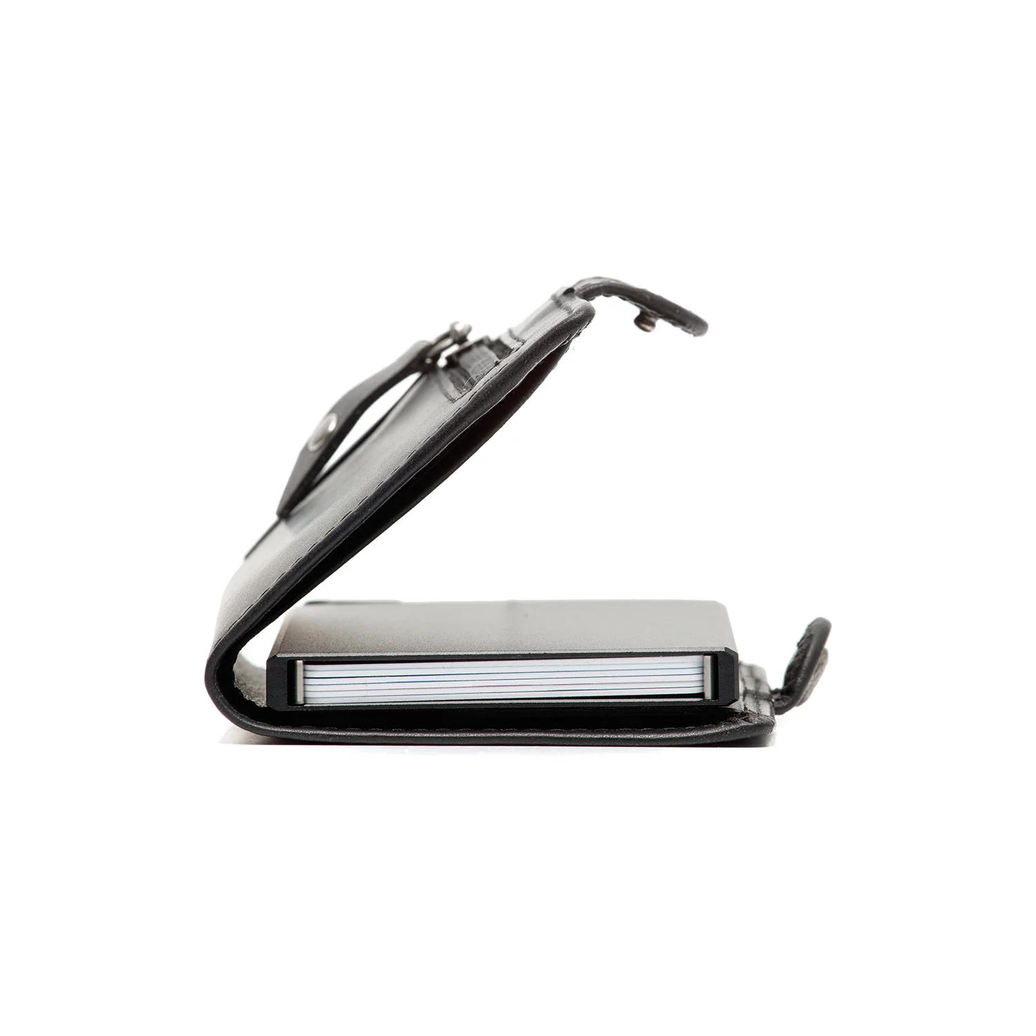 Leather Card Holder Black Lagos - Image 4