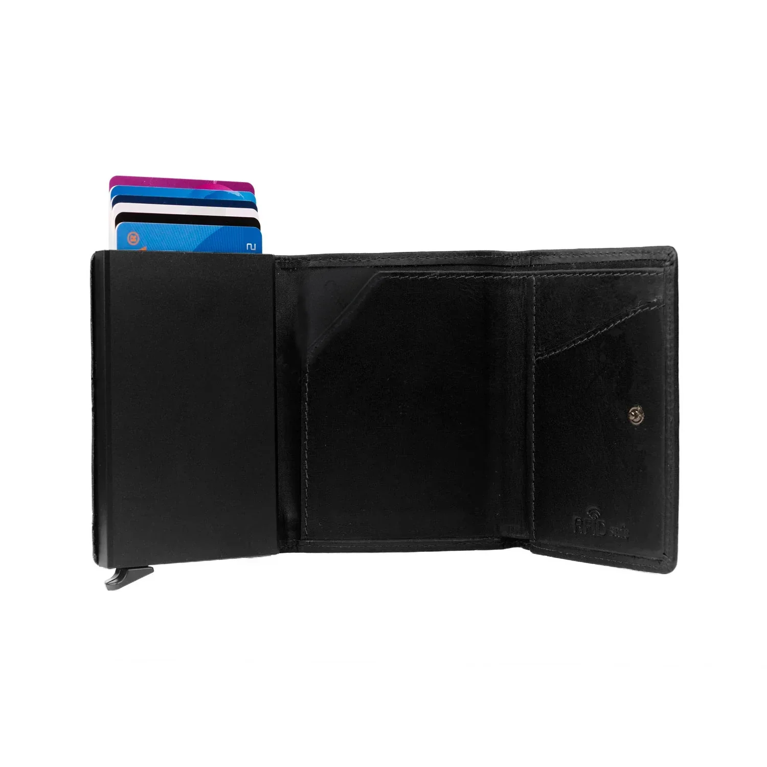 Leather Card Holder Black Lancaster - Image 5
