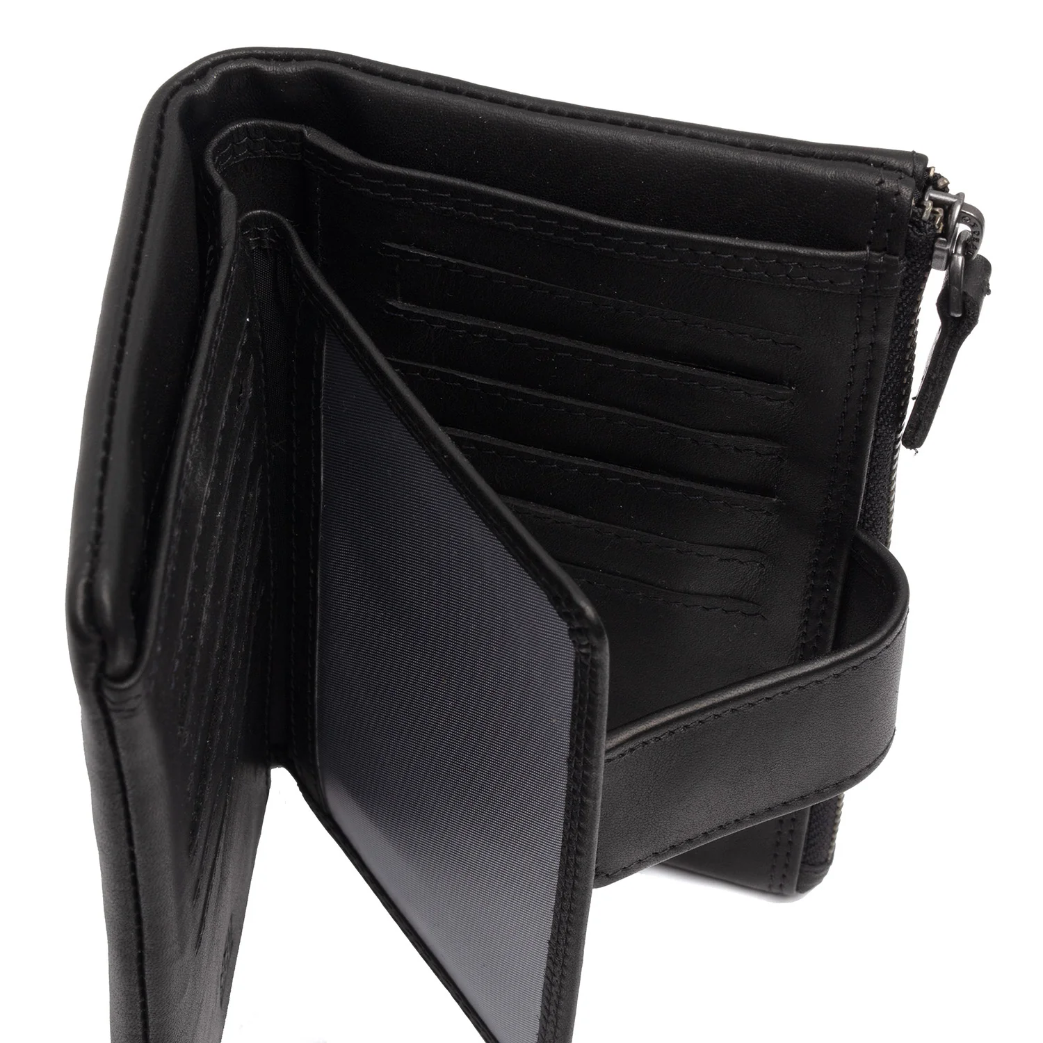 Leather Wallet Black Landau - Image 4