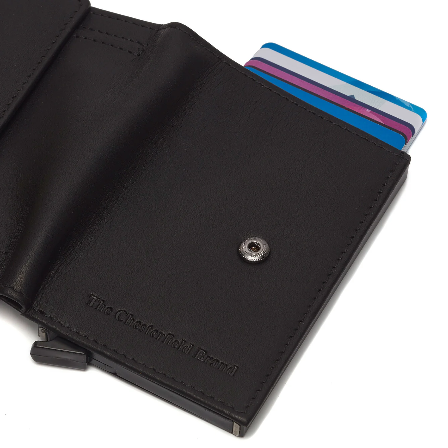 Leather Card Holder Black Leipzig - Image 7