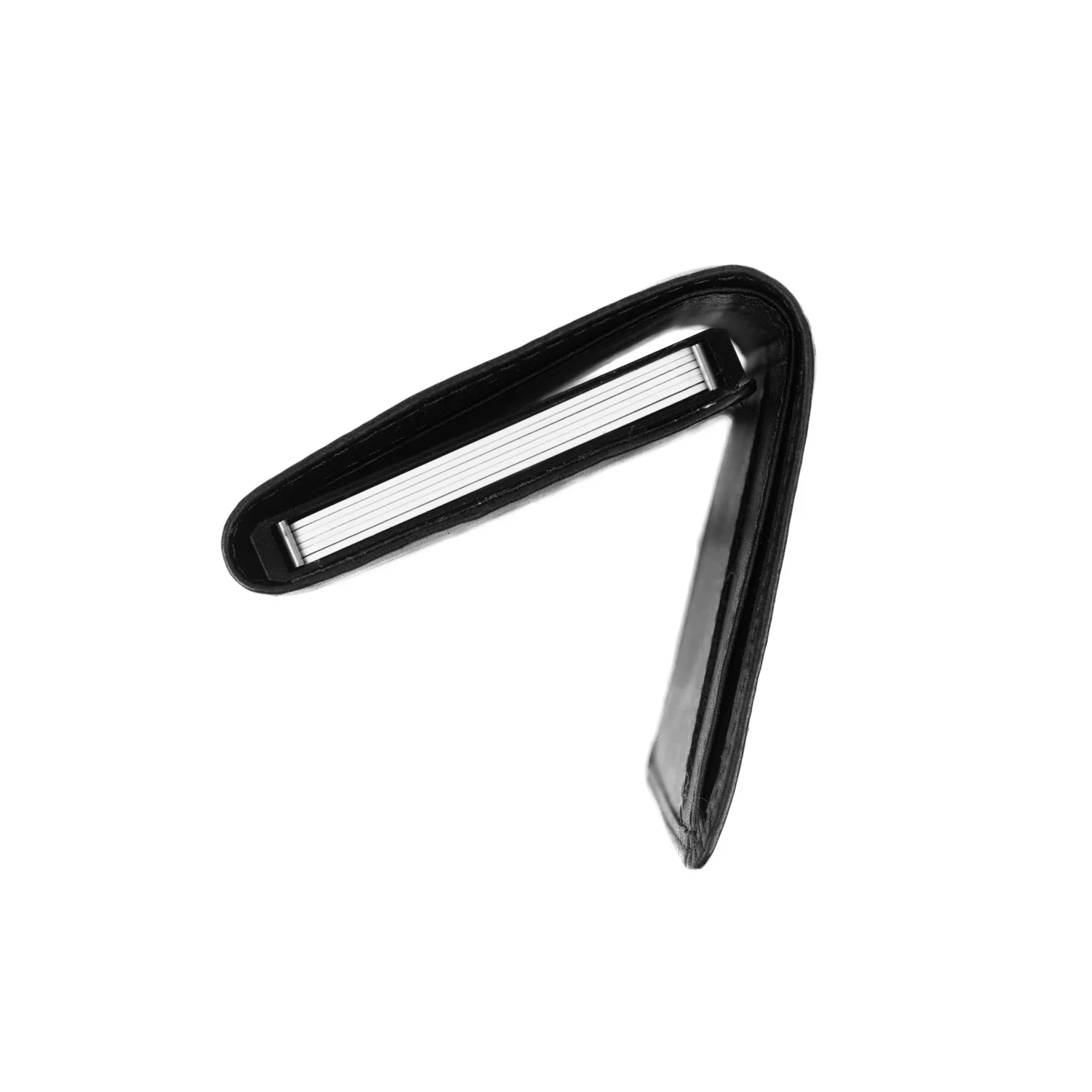 Leather Card Holder Black Palma - Image 6