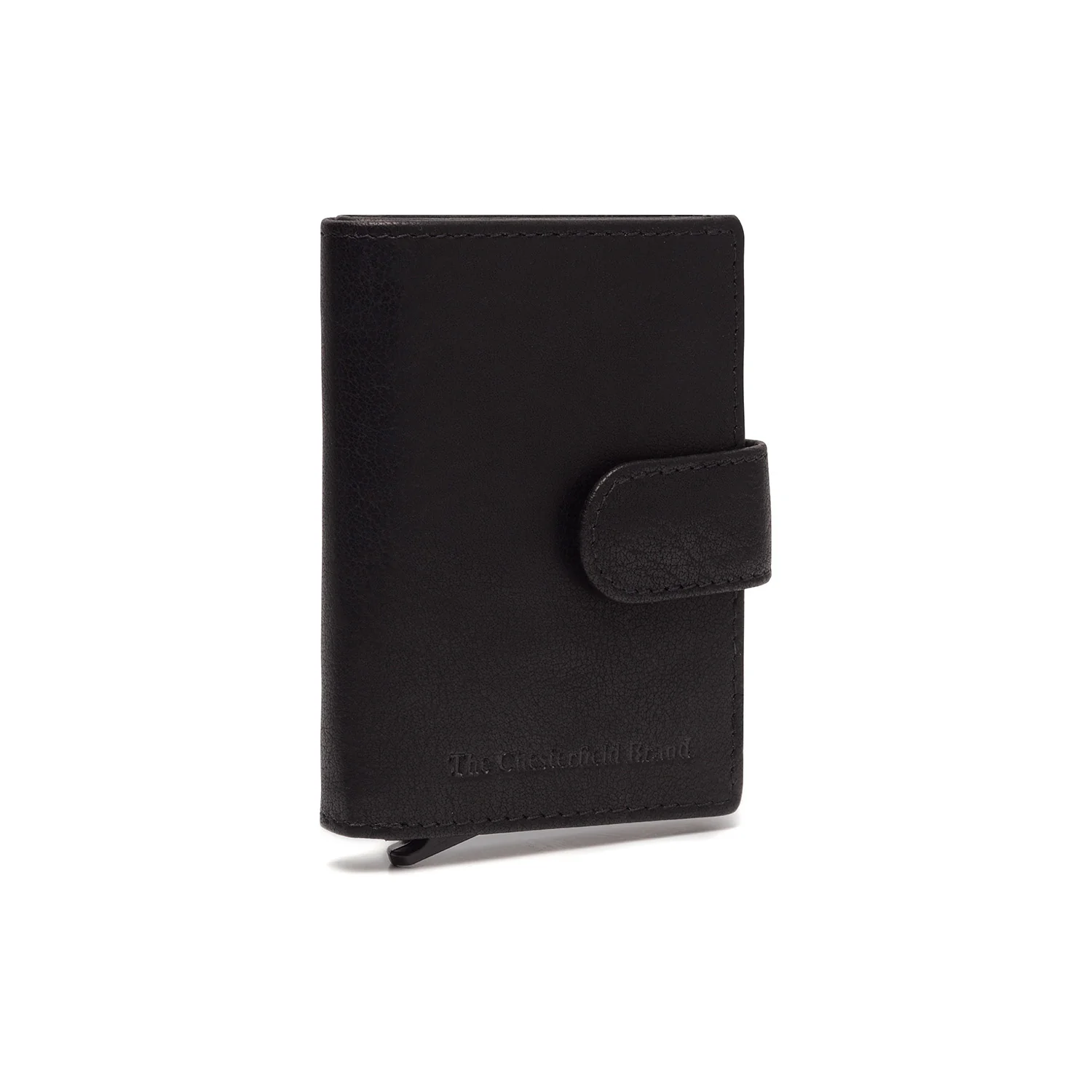 Leather Card Holder Black Prague - Image 8