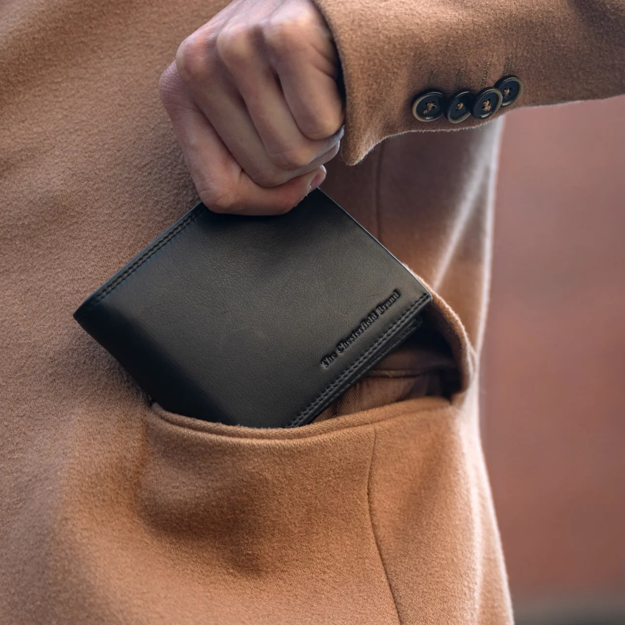 Leather Wallet Black Stephens - Image 4