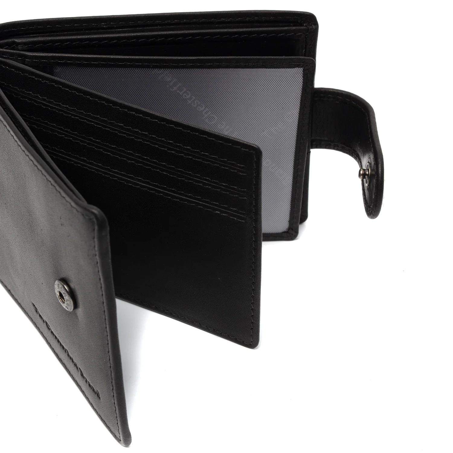 Leather Wallet Black Yamba - Image 3